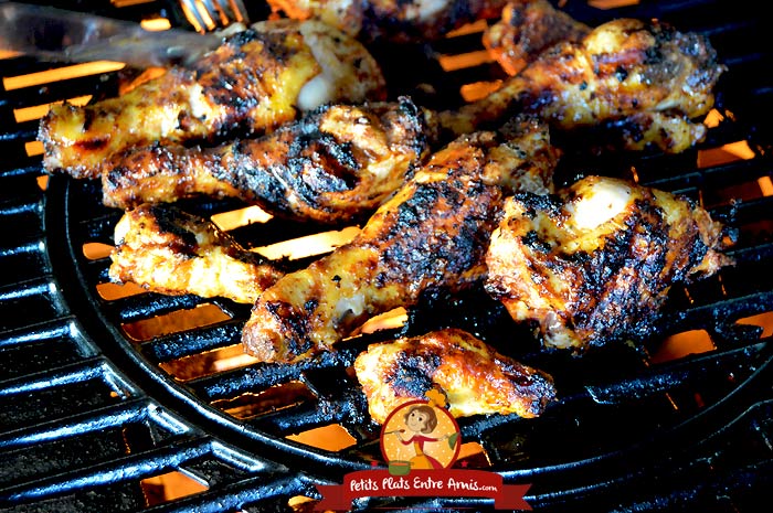 Pilons de poulet fumés grillés au barbecue Petits Plats Entre Amis