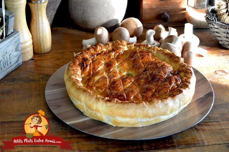 Recette De Tourte Au Poulet Et Champignons Petits Plats Entre Amis