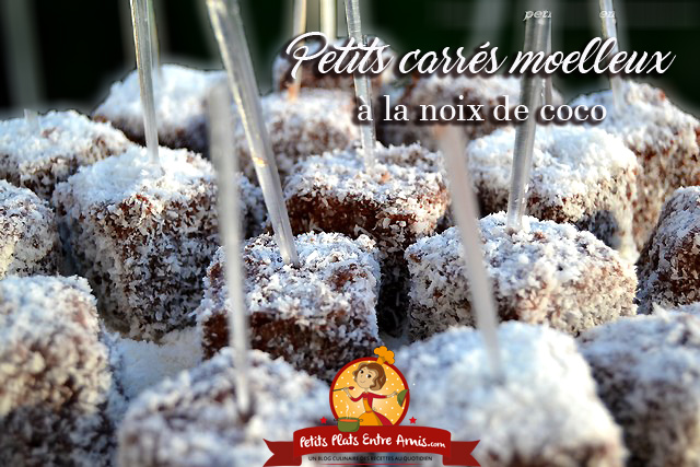 Petits Paves Moelleux A La Noix De Coco Petits Plats Entre Amis