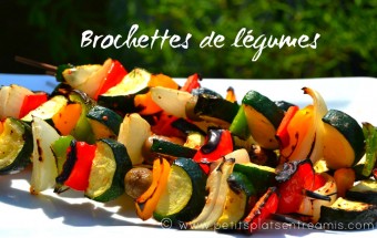 Brochettes de légumes à la plancha rapide : découvrez les recettes de  cuisine de Femme Actuelle Le MAG