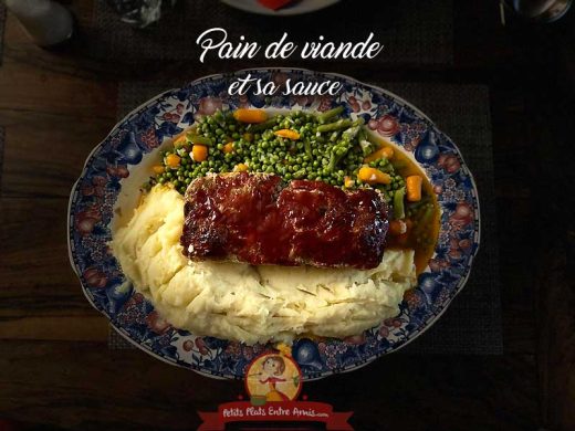 Pain de viande et sa sauce