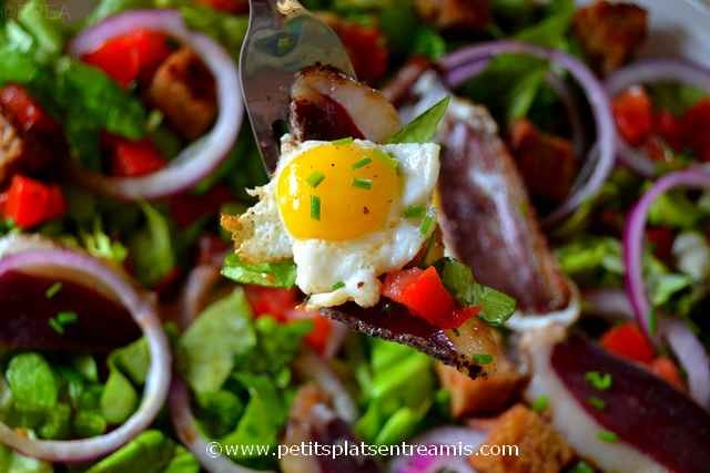 Salade composée au magret séché : une échappée campagnarde - Recette par  Chef Simon