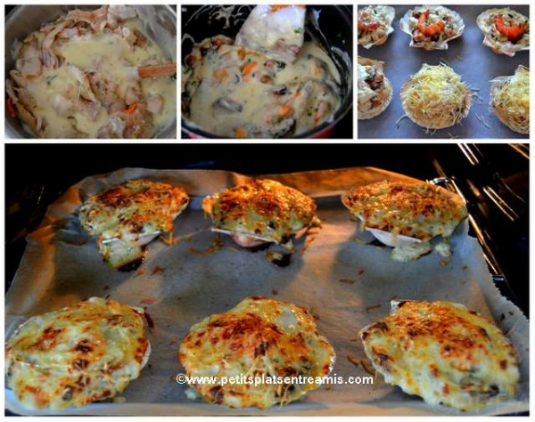 Coquilles De Poisson Et Fruits De Mer Petits Plats Entre Amis