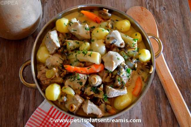 Recette de la blanquette de veau à l'ancienne