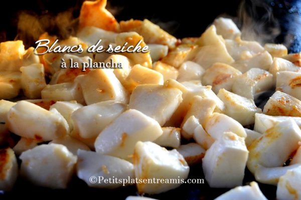 Blancs de seiche à la plancha