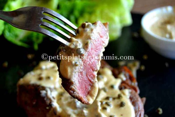 Cuisson du steak au poivre