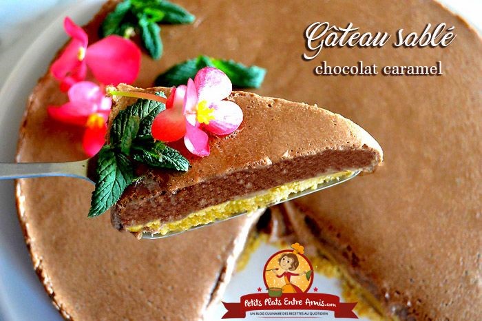 Recette De Gateau Sable Chocolat Caramel Petits Plats Entre Amis