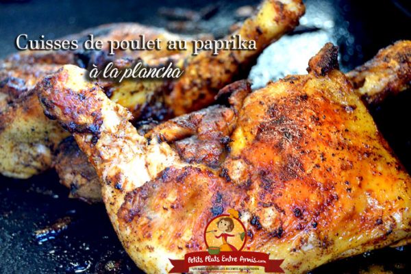 Cuisses de poulet au paprika à la plancha