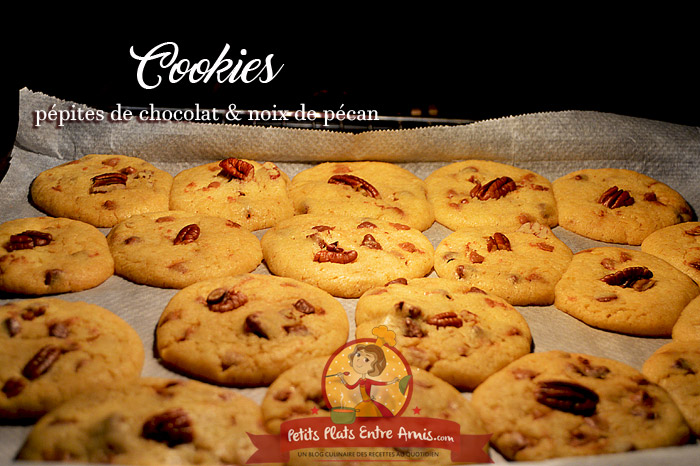 Cookies tout chocolat aux noix de pécan - Recette facile pour le