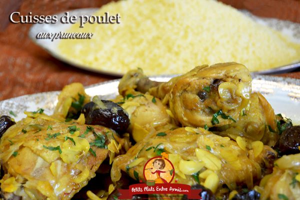 Cuisses de poulet aux pruneaux