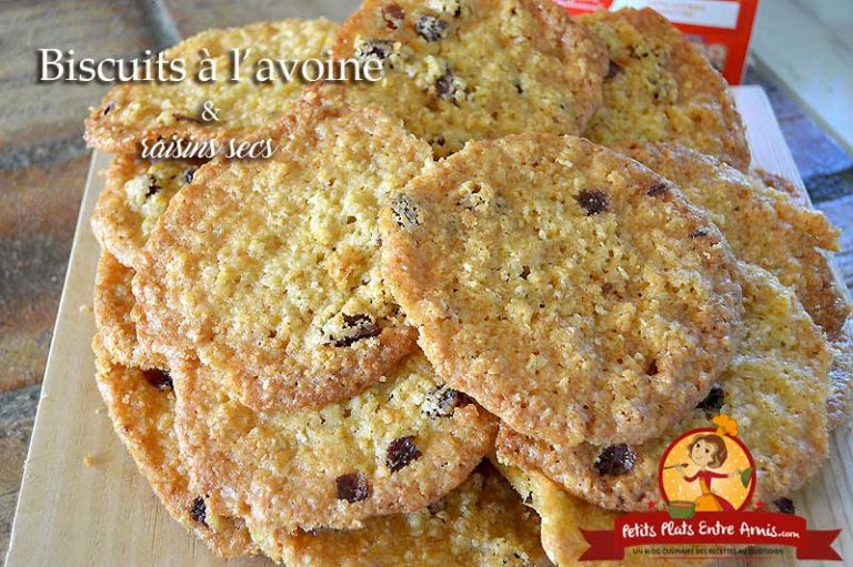 Biscuits à L’avoine Et Raisins Secs | Petits Plats Entre Amis