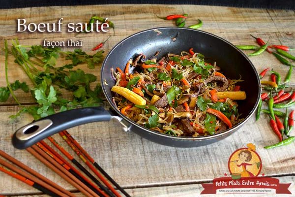 Boeuf sauté façon thaï