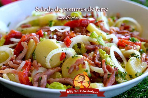 Salade de pommes de terre aux lardons