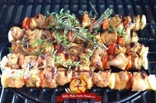 Brochettes De Porc Au Barbecue | Petits Plats Entre Amis