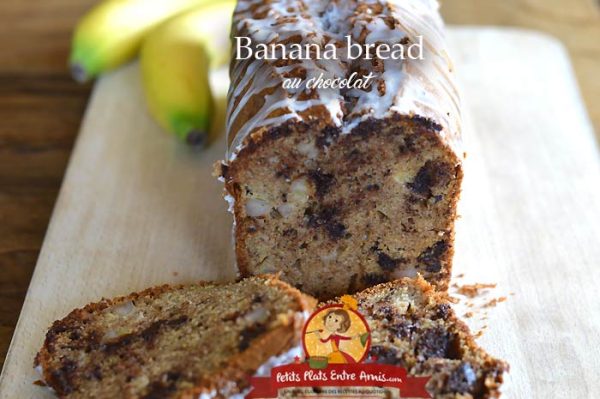 Banana Bread Au Chocolat: Une Recette Facile Et Rapide | Petits Plats ...