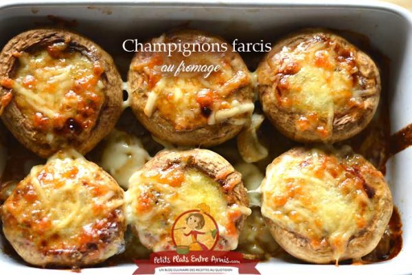 Champignons farcis aux fromage