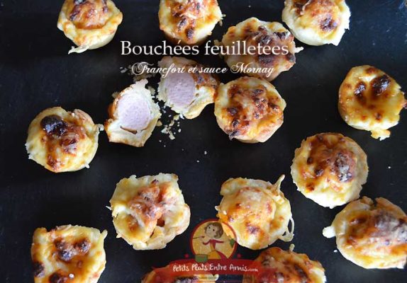 Bouchées apéritives: Francfort et sauce Mornay