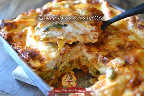 Recette lasagnes aux courgettes