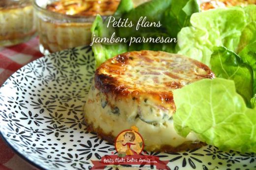 Recette petits flans jambon-parmesan