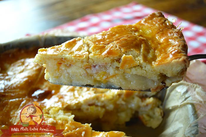 Cuisson tourte aux pêches