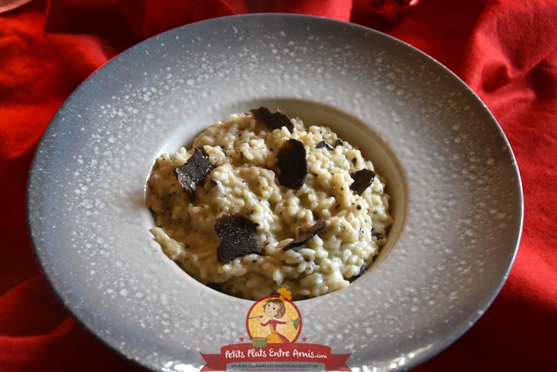 Recette Risotto à la truffe noire