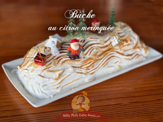 Bûche au citron meringuée