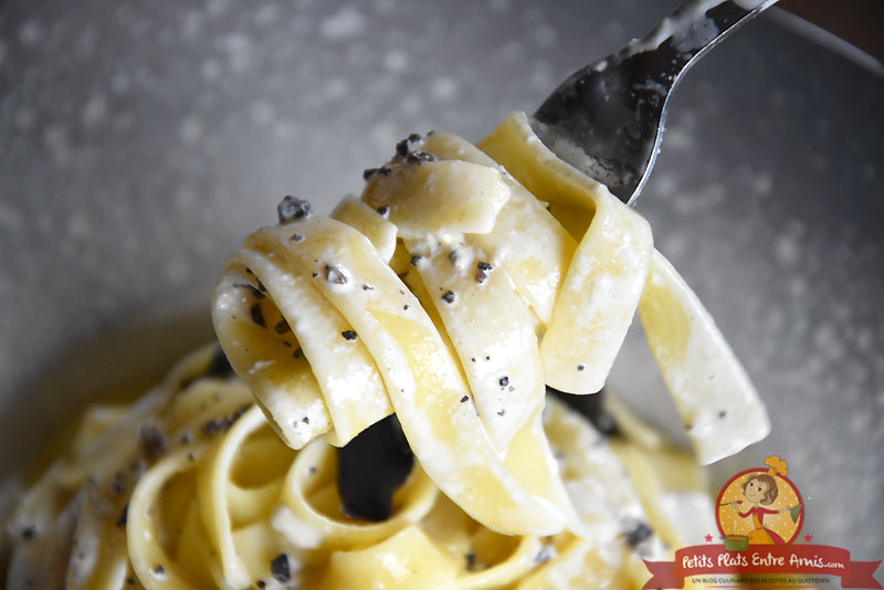 Cuisson tagliatelles à la truffe noire