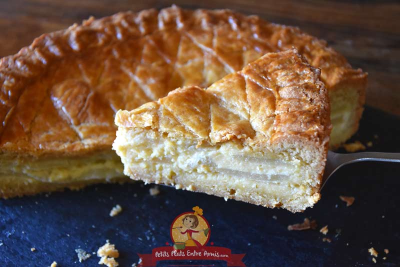 Ingrédients gâteau basque revisité aux poires