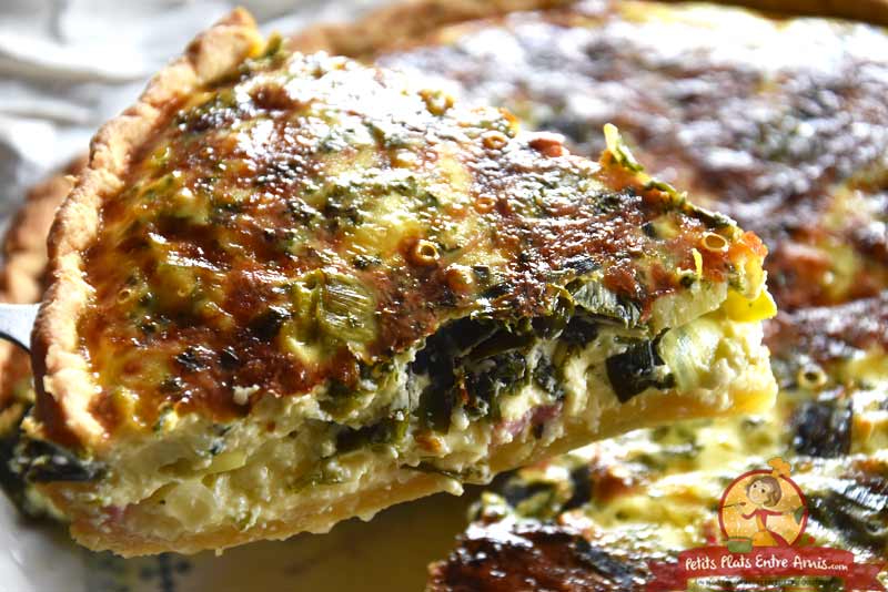 Cuisson quiche poireaux jambon et fromage