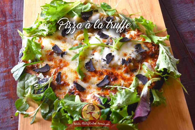 Recette pizza à la truffe